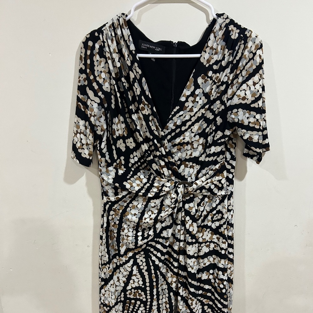 Crossover floral dress